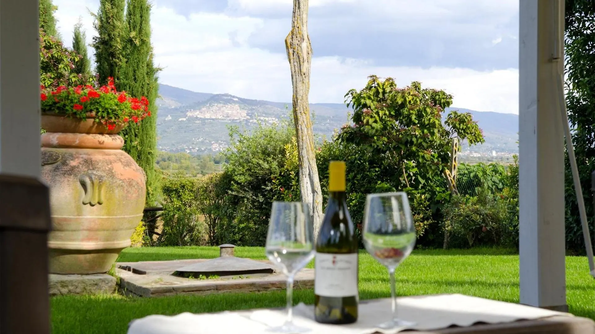 Villa Fattoria Le Giare Cortona Itálie